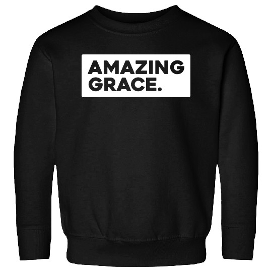 Amazing Grace Love Jesus Christian Christmas Sweatshirts