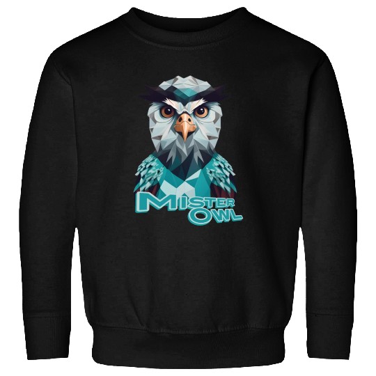 Mister owl origami Sweatshirts