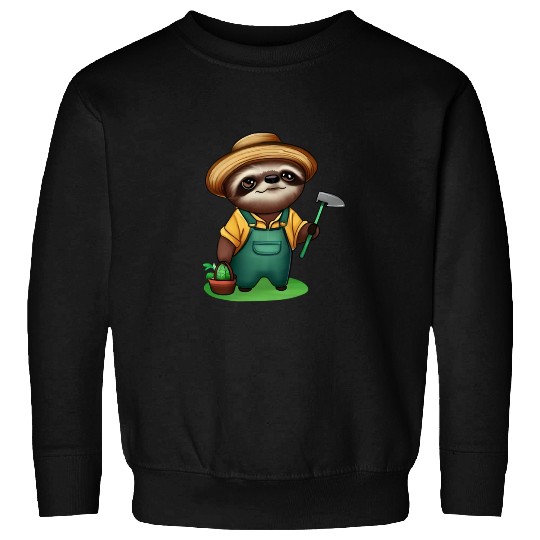 Cozy gardener sloth Sweatshirts