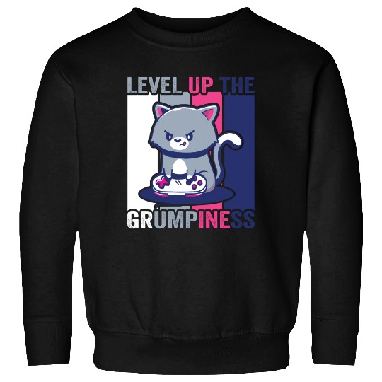 Gaming, Gaming, Video Game, Grumpy Cat Gamer Sweatshirts