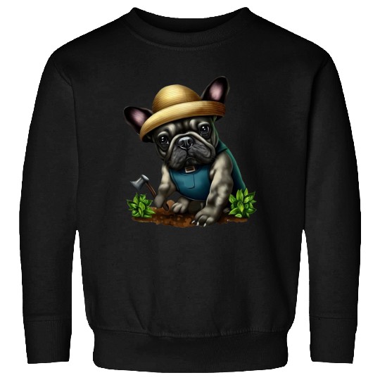 French Bulldog The Gardener Sweatshirts