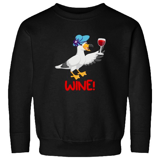 Seagull Sweatshirts Wine Lover North German Seagulls
