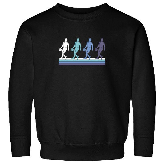 Basketball Player Silhouettes Sweatshirts