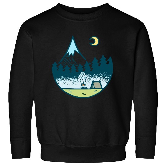 Keep It Simple (Camping At Night) Sweatshirts