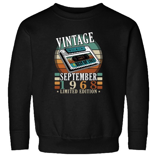 september 1968 Anniversary september 1968 septembe Sweatshirts
