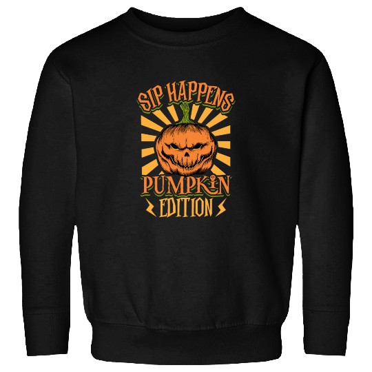 Scary Pumpkin Halloween Costume Autumn Fall Gift Sweatshirts