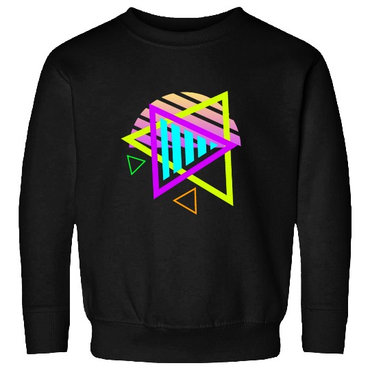 Retro sunset style 80s Sweatshirts