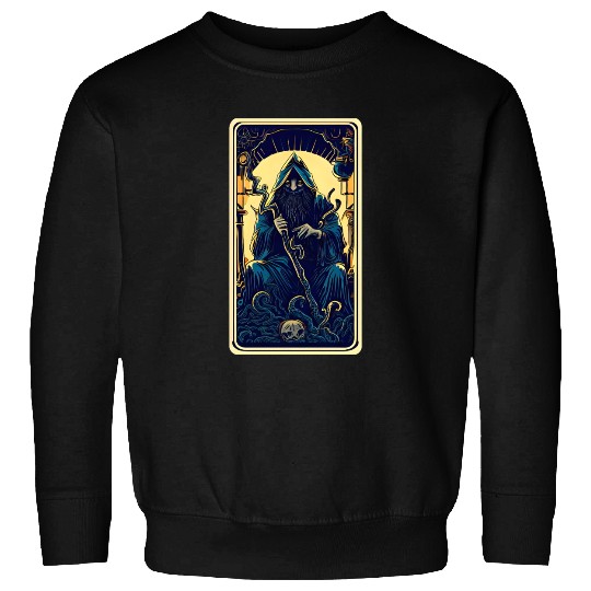 Dark Tarot Card Sweatshirts: Mystical Astrology
