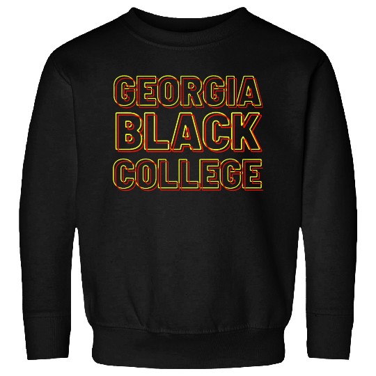 Georgia Burger Black College (Invisible-Set) Ed. Sweatshirts
