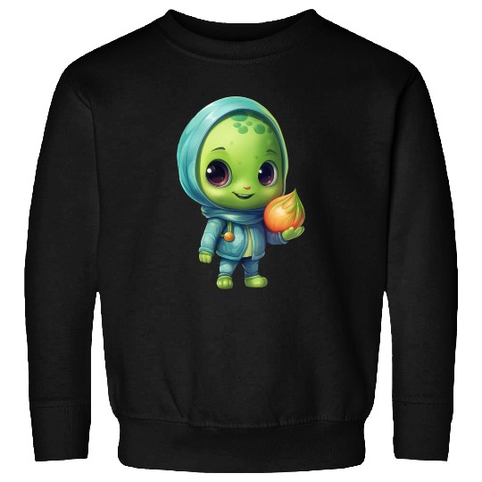 Sweet Alien Onion: Veggie Enchantment Sweatshirts
