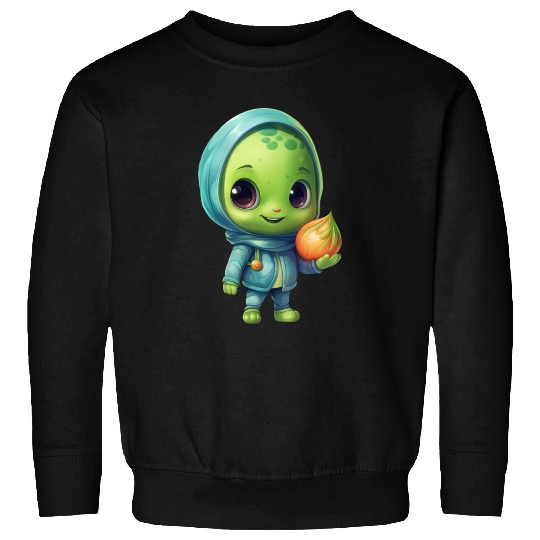 Sweet Alien Onion: Veggie Enchantment Sweatshirts