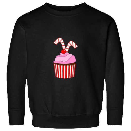 Cupcakes And Candy Canes Sweatshirts
