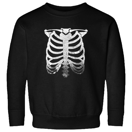 Halloween Skeleton Rib Cage Sweatshirts