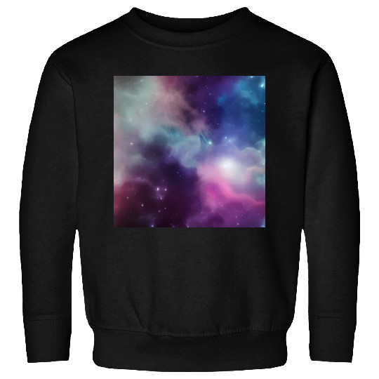 Galaxy nebula abstract design Sweatshirts
