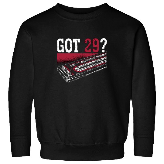 Cribbage Got 29 Crib Loves Board Game Tournament Sweatshirts