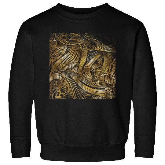 Gold Line Pattern Sweatshirts
