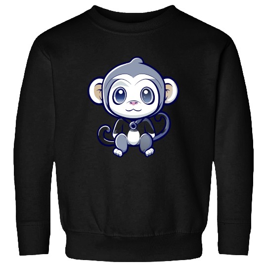 cute monkey Sweatshirts