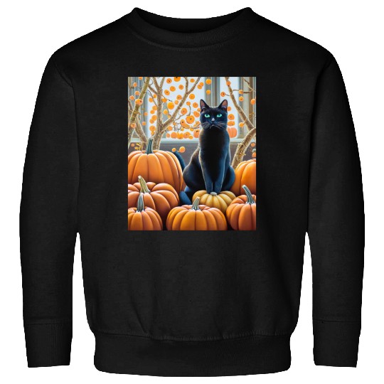 Black Cat Sweatshirts
