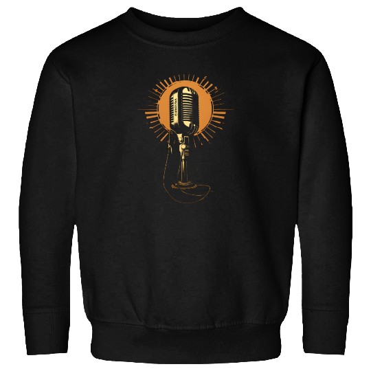 Microphone Retro Mic Sweatshirts
