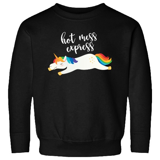 Hot Mess Express Magical Unicorn Sweatshirts