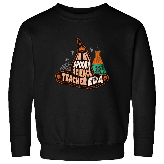In My Spooky Science Teacher Era Witch Sweatshirts