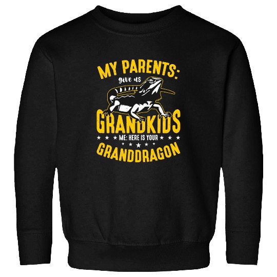Bearded Dragon My Parents Give Us Grandkids Lizard Sweatshirts