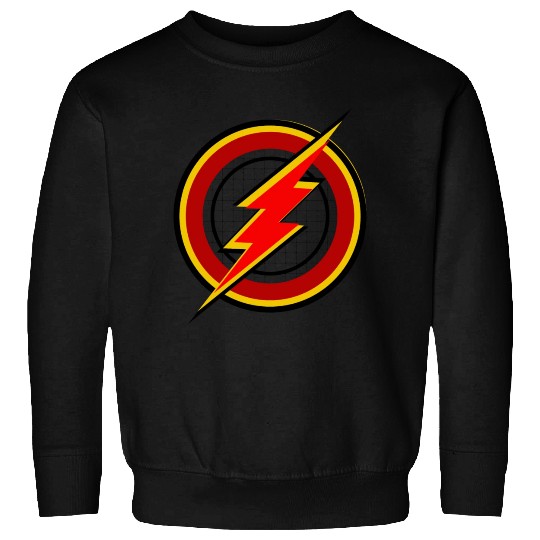 Red and yellow color Gorilla thunder circle design Sweatshirts