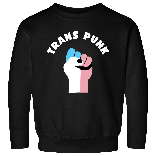 Trans Punk Transgender Pride Sweatshirts