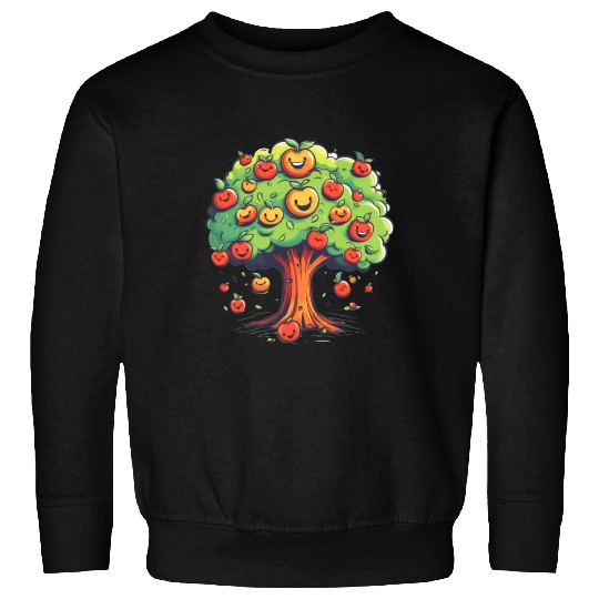 Apples Tree Fruit Orchard Apple Picking Cute Sweatshirts