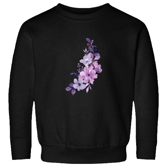Lavender beautyfull desing Sweatshirts for girl