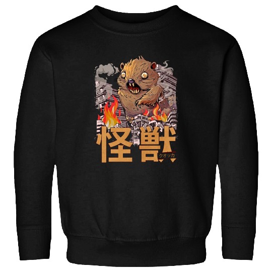 Kaiju Quokka Japanese Anime Monster Sweatshirts