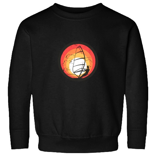 Windsurfing Windsurfer Retro Surfer Sweatshirts