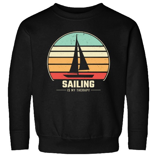 Sailing Retro Sail Boat Sweatshirts