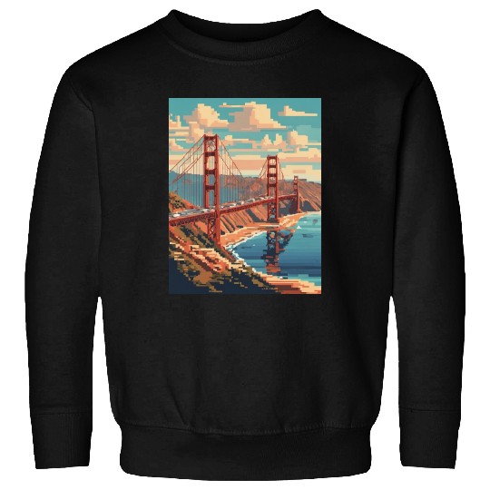 Golden Gate Bridge California Sweatshirts Sweatshirts, Golden