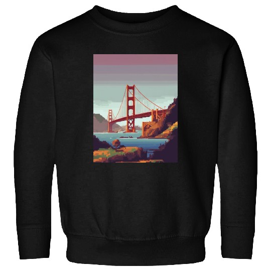 Golden Gate Bridge California Sweatshirts, Golden Gate