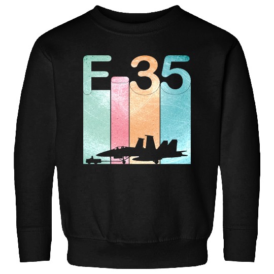 F35 Vintage Air Force Fighter Jets Sweatshirts