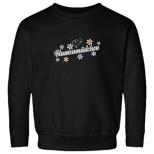 Flower Girl scatter Basket Wedding Flowers Sweatshirts