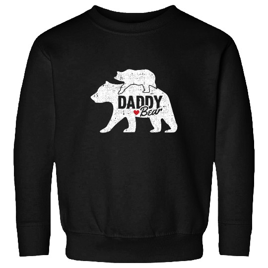 Daddy Bear Fathers Day Cute Baby Cub Papa Dad Sweatshirts