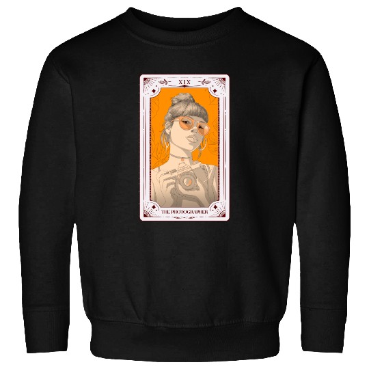 The Photographer Tarot Card Photography Camera Sweatshirts