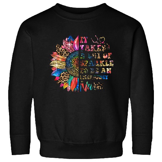 Emergency Nurse SPARKLE Sweatshirts