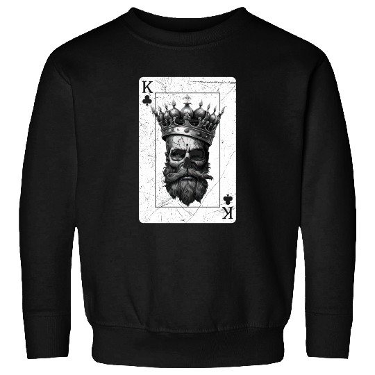 Card Game Gothic Halloween Poker Creepy Sweatshirts