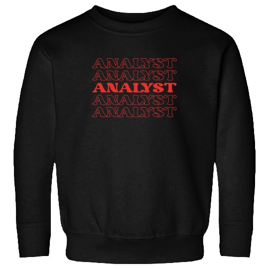 Analyst Accountant Data Scientist Spreadsheet Sweatshirts