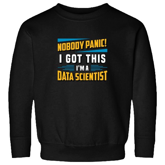 Data Mining Nobody Panic I Got This Data Analyst Sweatshirts