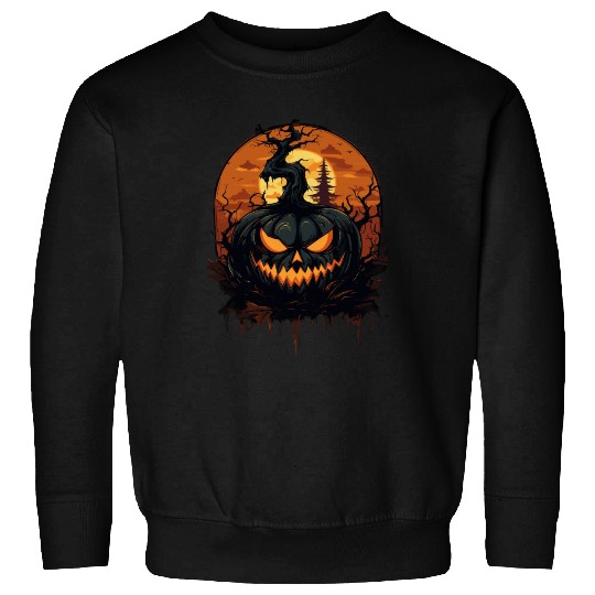 Spooky Halloween Pumpkin Sweatshirts