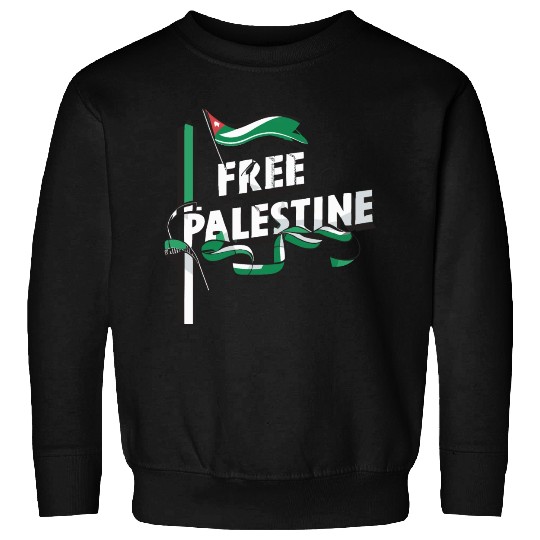 I Love Free Palestine Flag Save Gaza Sweatshirts