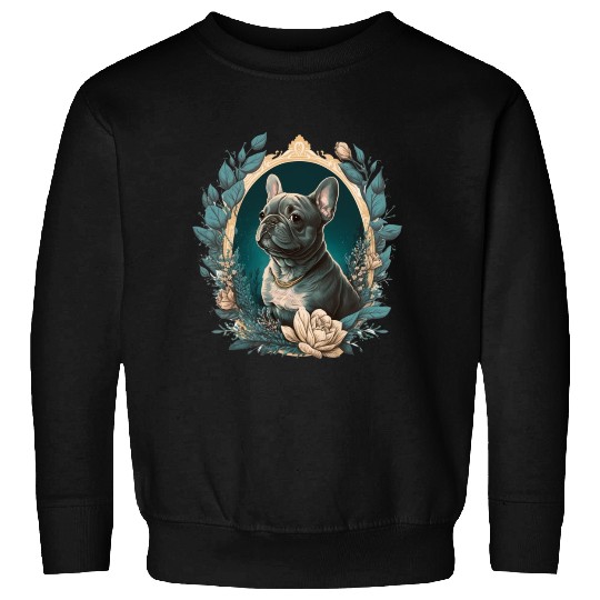 French Bulldog |Aloha Ukulele Hawaii Guitar Funny Sweatshirts