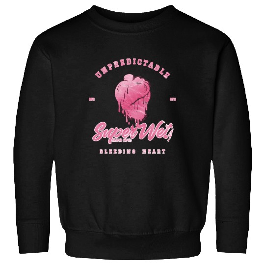 Unpredictable bleeding heart (pale style) Sweatshirts