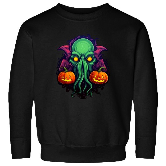 Halloween with Cthulhu Sweatshirts