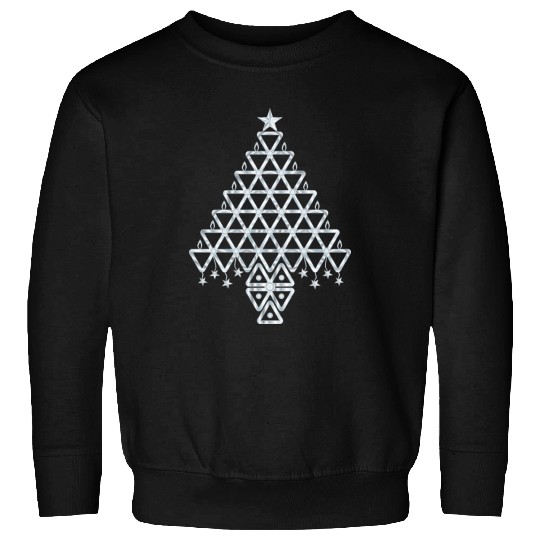 Silver Christmas Symbolic tree Sweatshirts