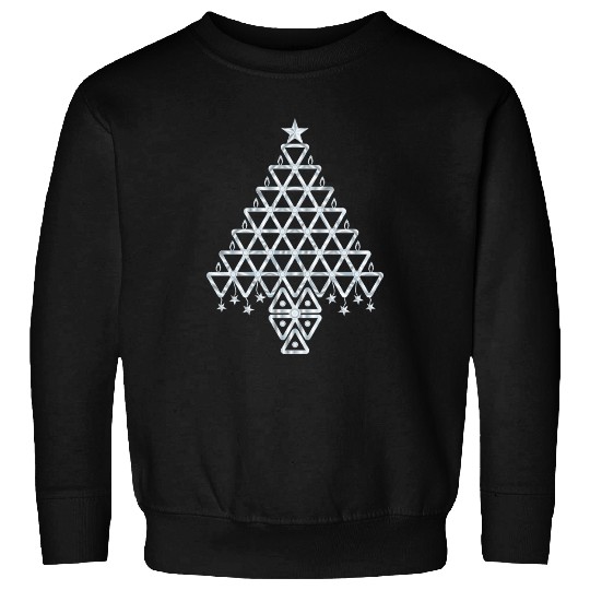 Silver Christmas Symbolic tree Sweatshirts
